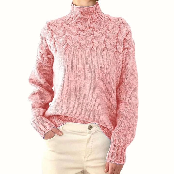 Bryony | Cable-Knit Turtleneck Sweater