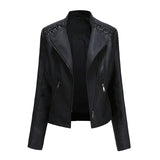 Sophie | Sleek Zip-Up Moto Jacket