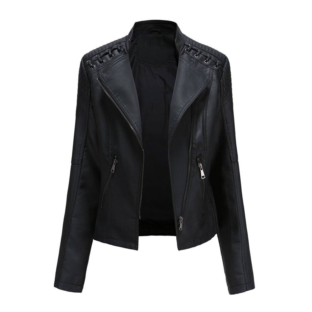 Francesca | Sculpted Zip Moto Jacket