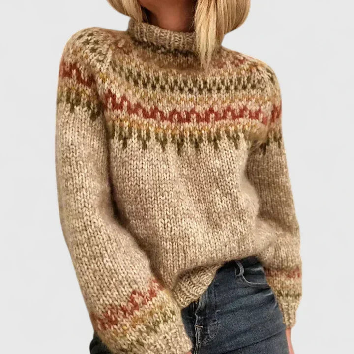 Elena | Nordic Turtleneck Sweater