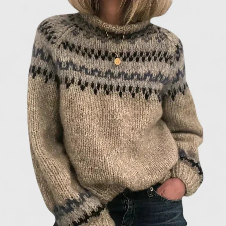 Elena | Nordic Turtleneck Sweater