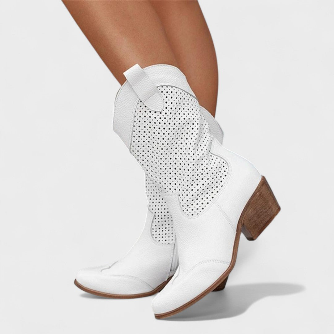 Annelise | Western Block-Heel Boots
