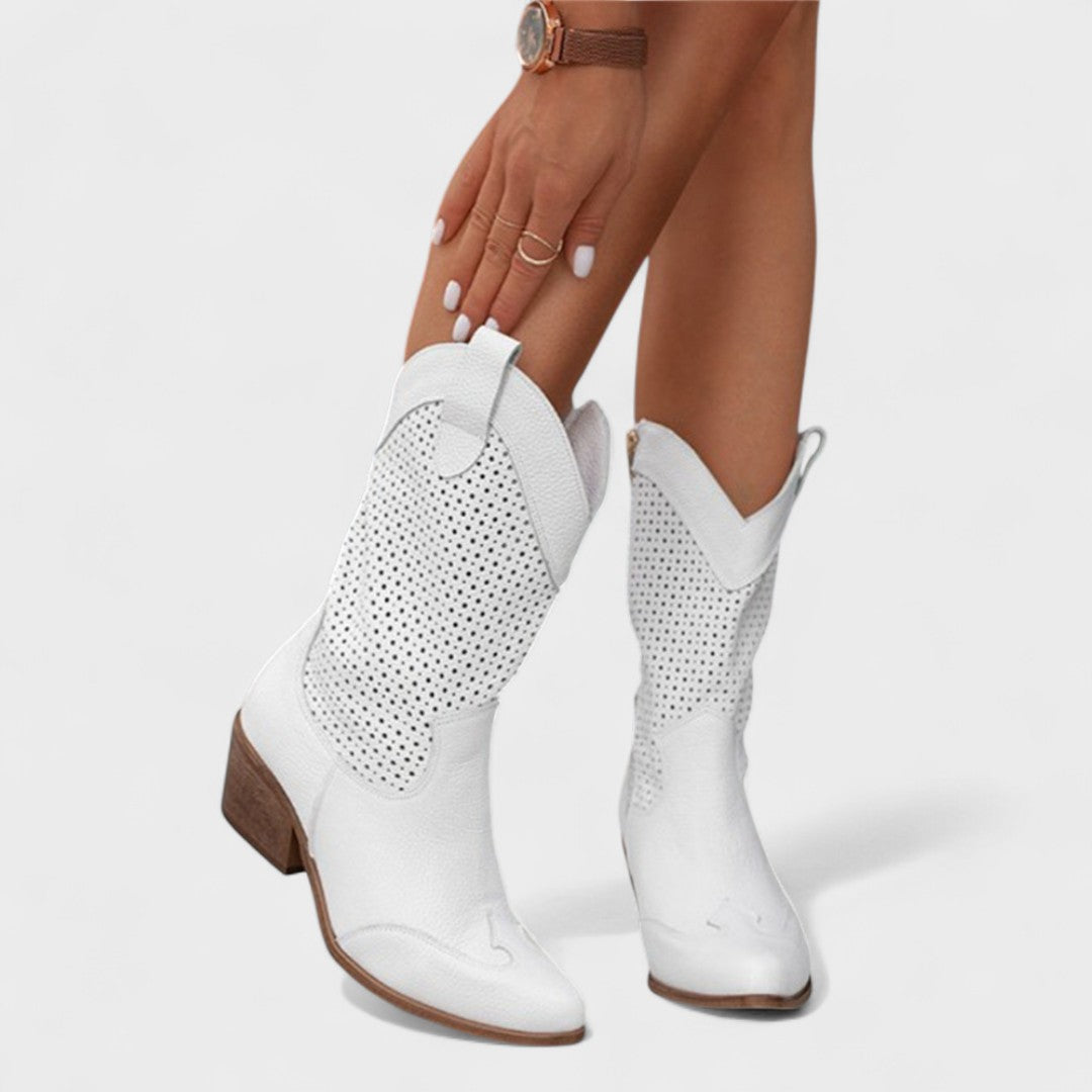 Annelise | Western Block-Heel Boots