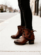 Antonia | Timeless Wrap-Detail Ankle Boots