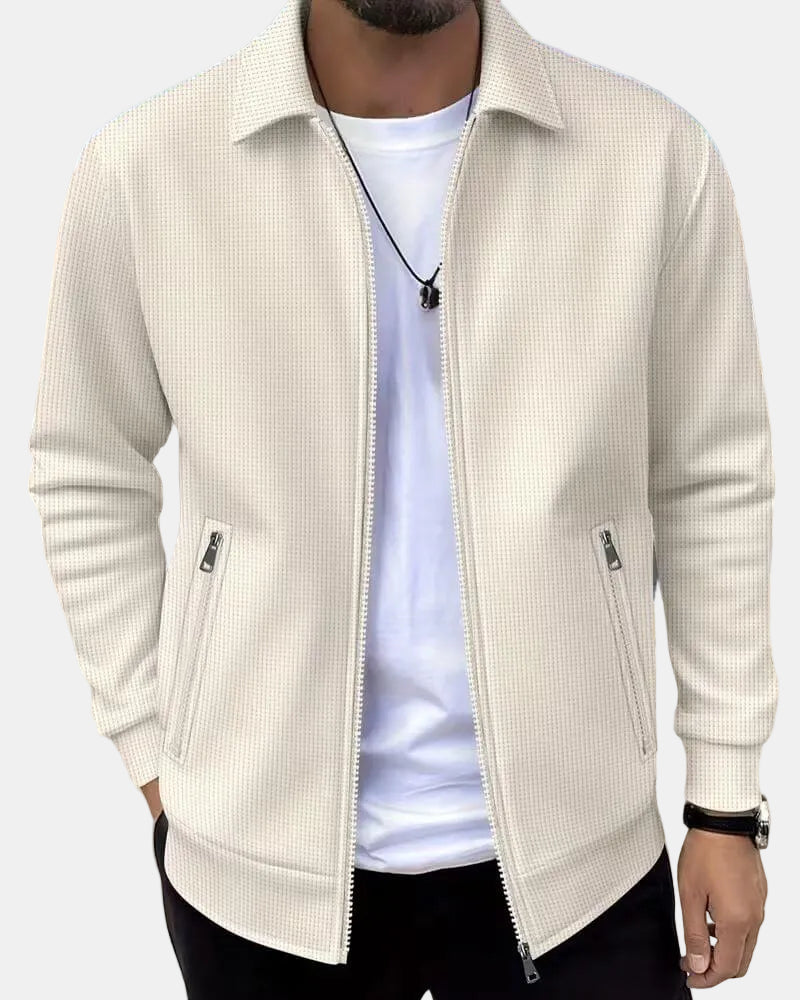 Warren | Refined Textured Zip Jacket
