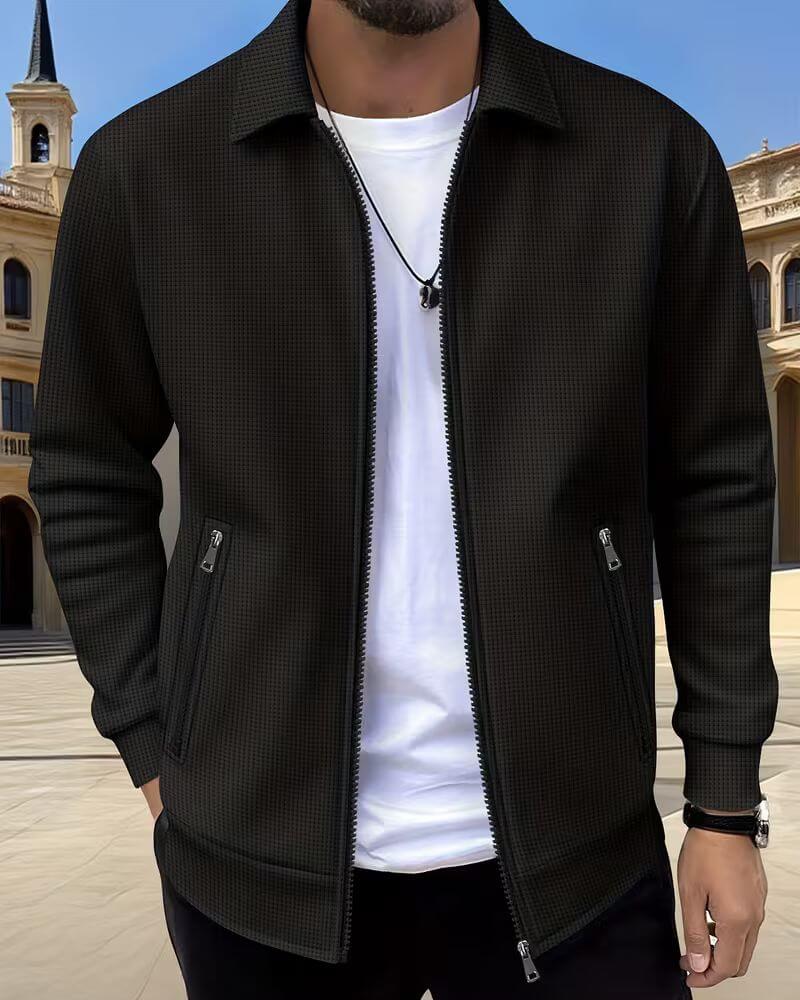 Warren | Refined Textured Zip Jacket