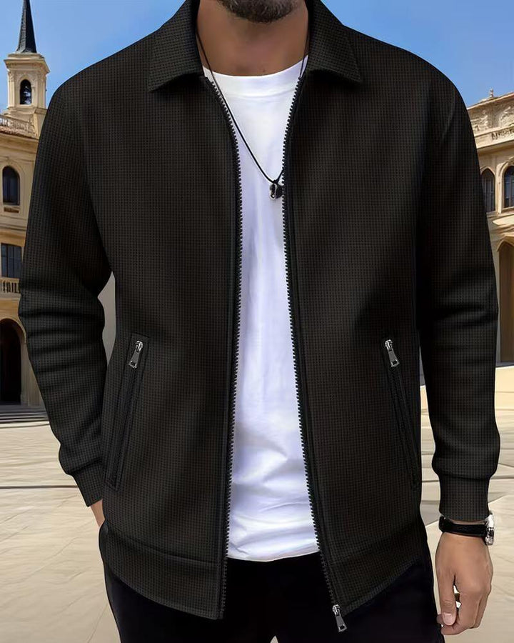 Warren | Refined Textured Zip Jacket