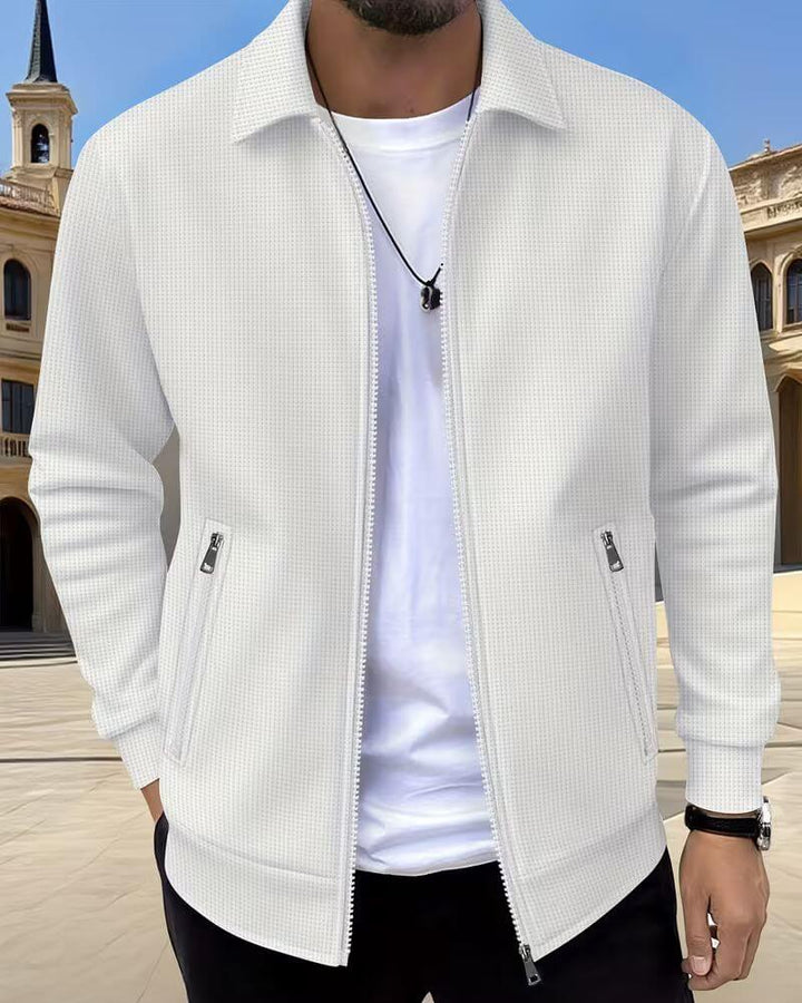 Warren | Refined Textured Zip Jacket