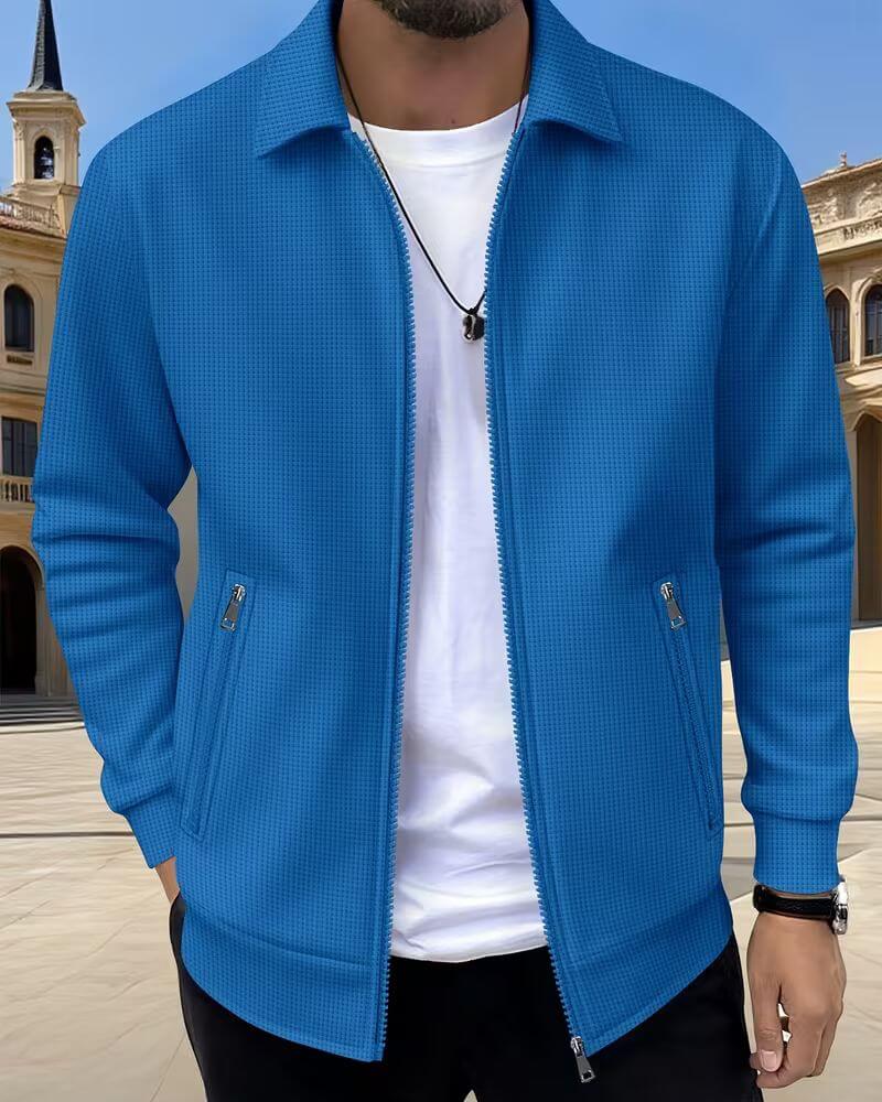 Warren | Refined Textured Zip Jacket