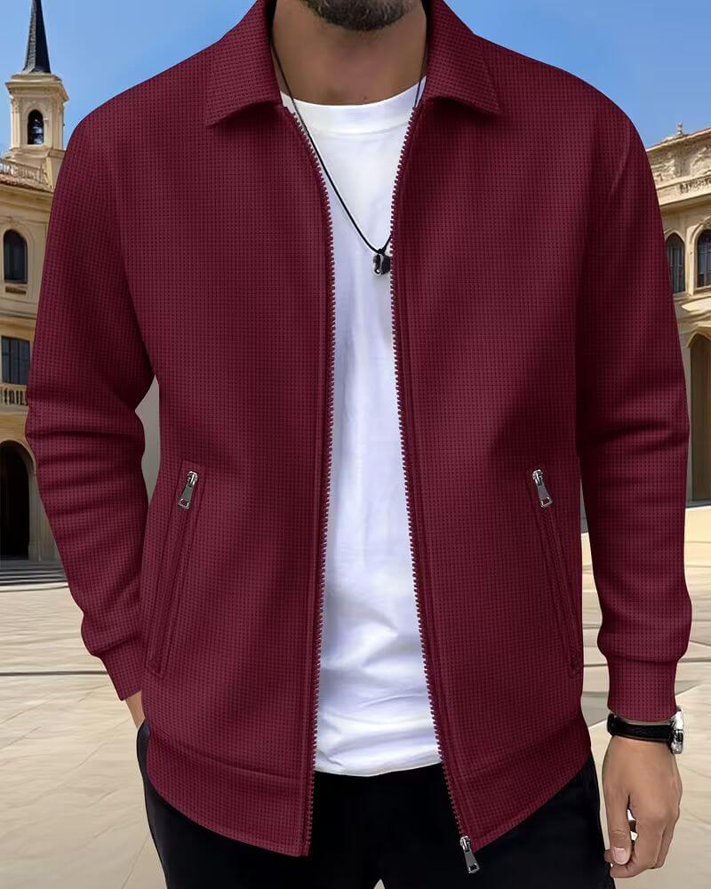 Warren | Refined Textured Zip Jacket