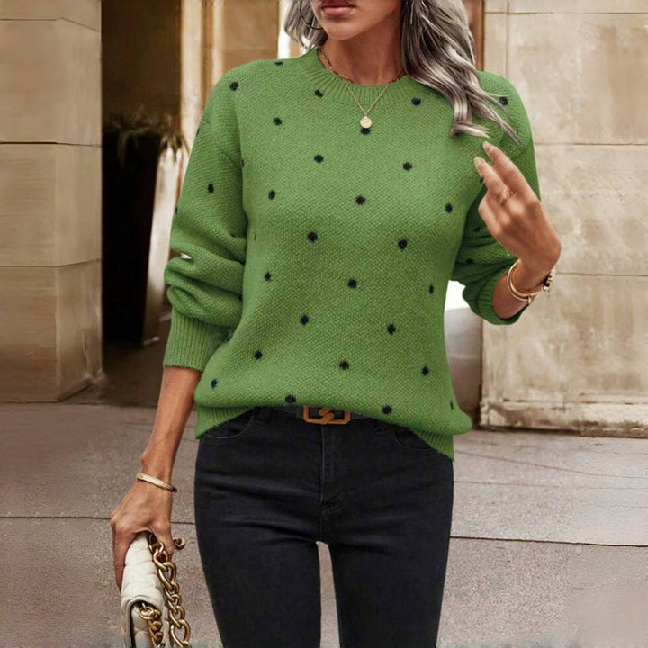 Winifred | Polka Dot Knit Jumper
