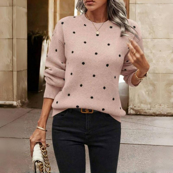 Winifred | Polka Dot Knit Jumper