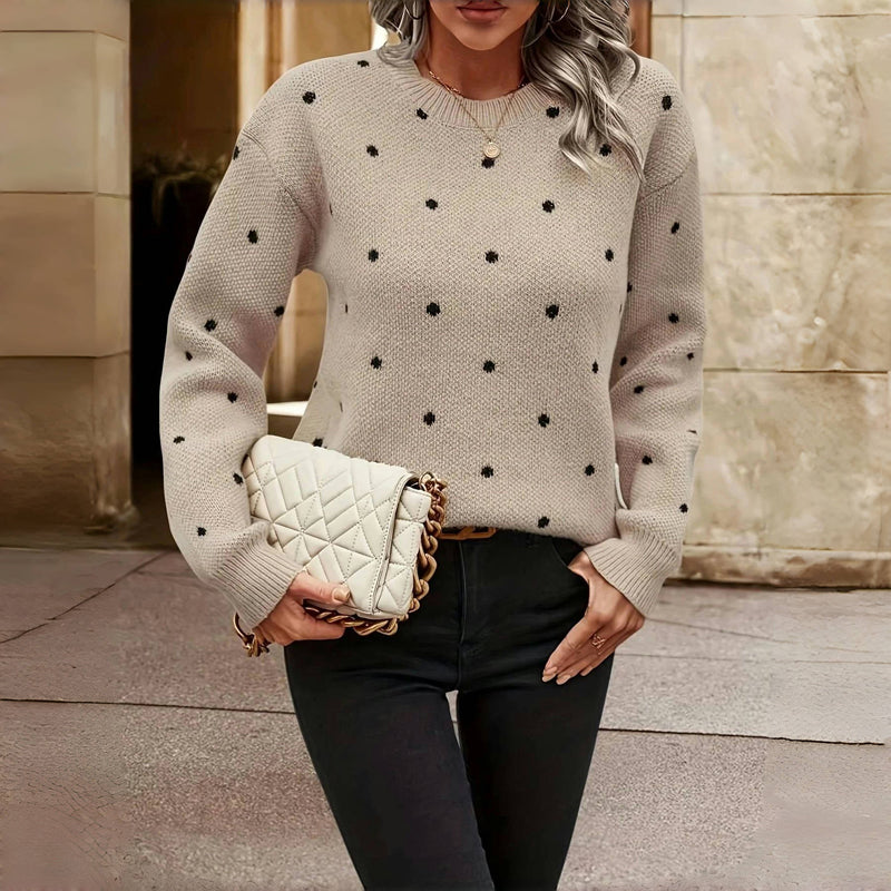Winifred | Polka Dot Knit Jumper