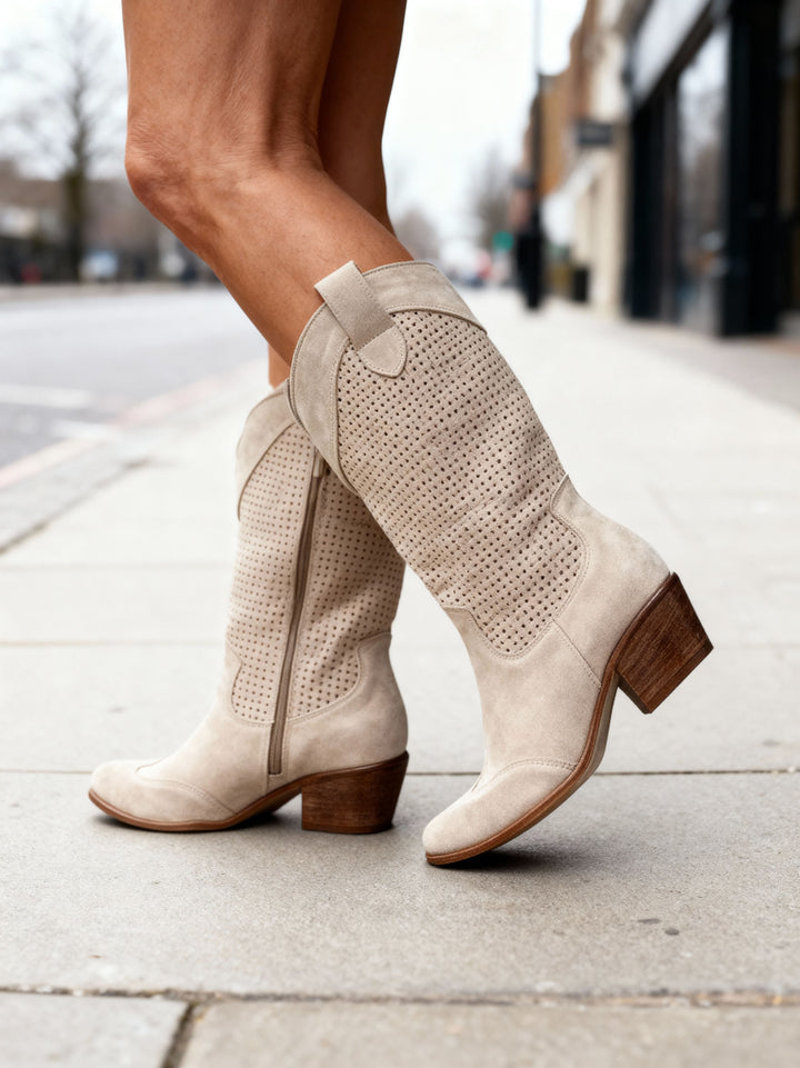 Annelise | Western Block-Heel Boots