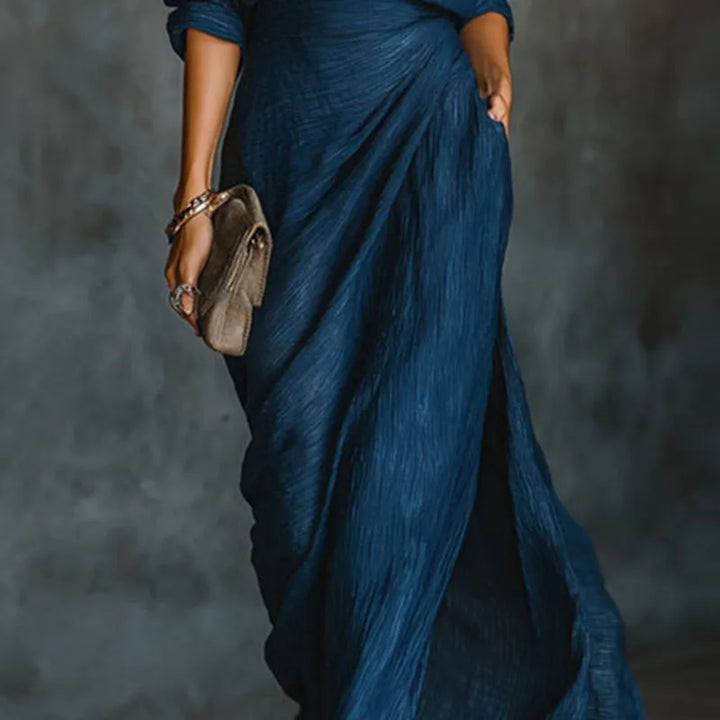 Coralie | Pleated Maxi Two-Piece Set
