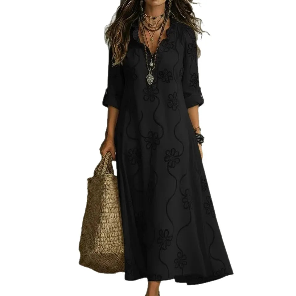 Guinevere | Flowing Floral Maxi Dress