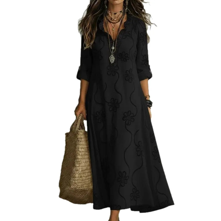 Guinevere | Flowing Floral Maxi Dress