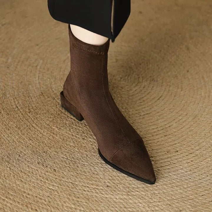 Brigitte | Sleek Pointed Ankle Boots