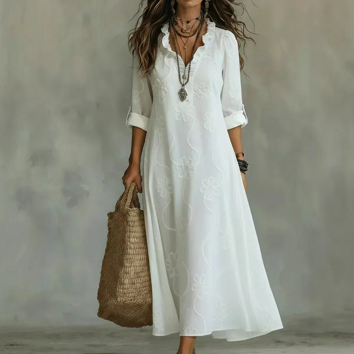 Guinevere | Flowing Floral Maxi Dress
