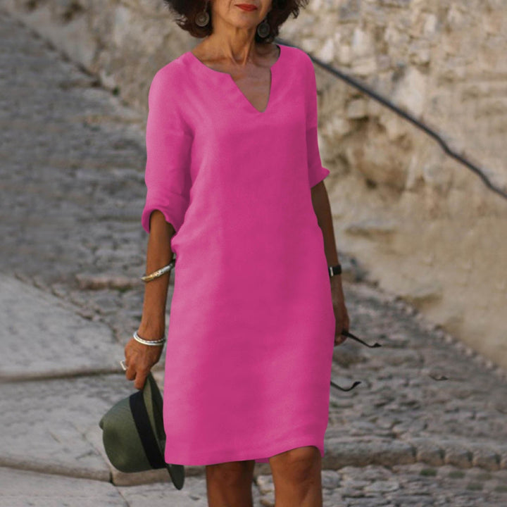 Marguerite | Relaxed V-Neck Summer Dress