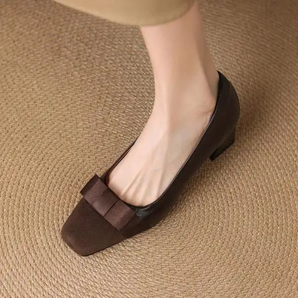 Marnelle | Bow-Front Block Heels