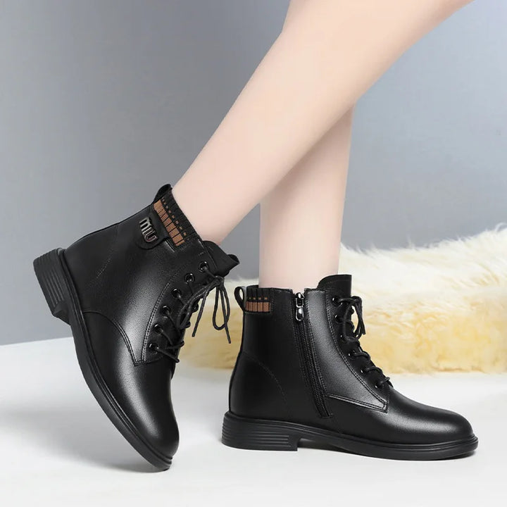 Frances | Supportive Lace-Up Ankle Boots