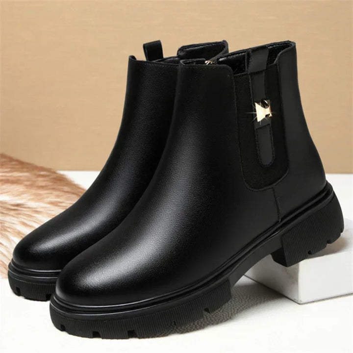 Genevieve | Cosy Zip-Up Ankle Boots