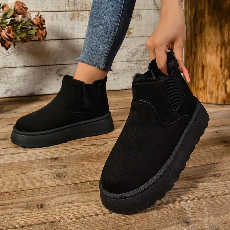 Felicity | Cosy Platform Ankle Boots