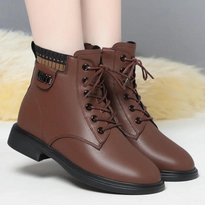 Frances | Supportive Lace-Up Ankle Boots