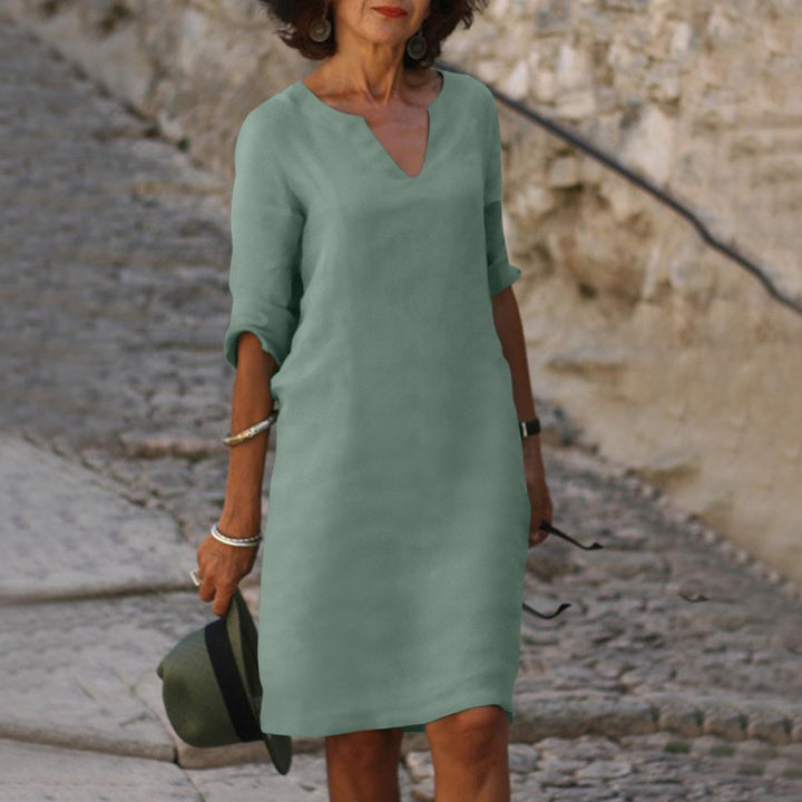 Marguerite | Relaxed V-Neck Summer Dress