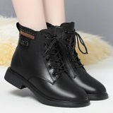 Frances | Supportive Lace-Up Ankle Boots
