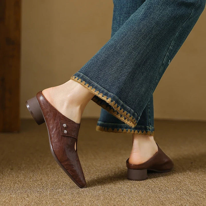 Fenella | Refined Slip-On Mules