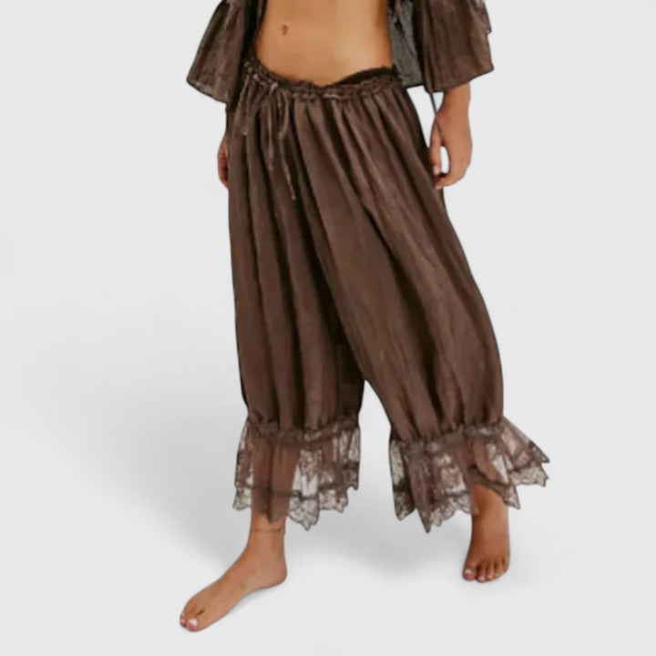 Esme | Flowing Wide-Leg Trousers