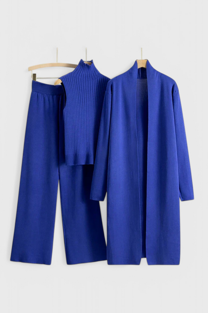 Vesper | Elegant Soft-Knit Three-Piece Set