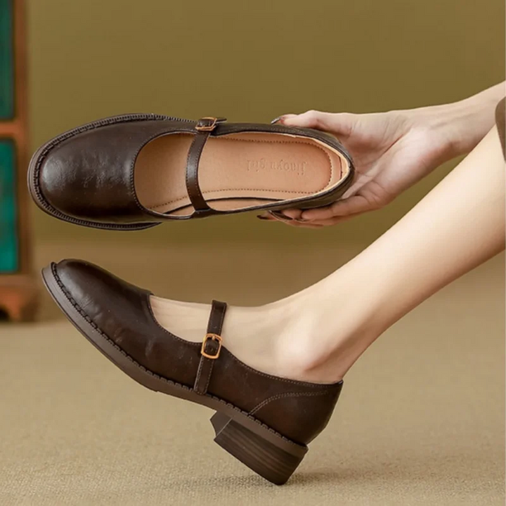 Dorothea | Classic Buckle-Strap Mary Jane Shoes