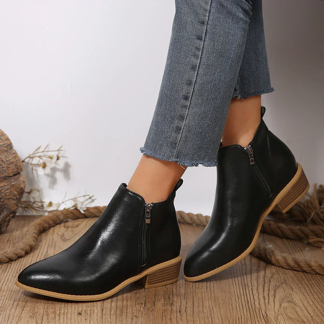Elsie | Comfort Block-Heel Ankle Boots