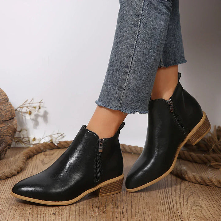 Elsie | Comfort Block-Heel Ankle Boots
