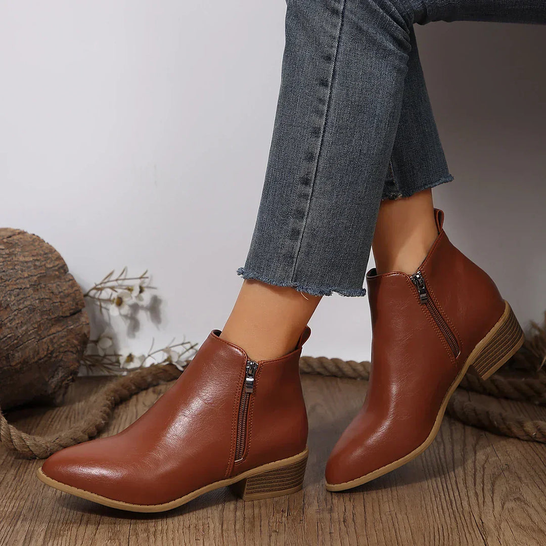 Elsie | Comfort Block-Heel Ankle Boots