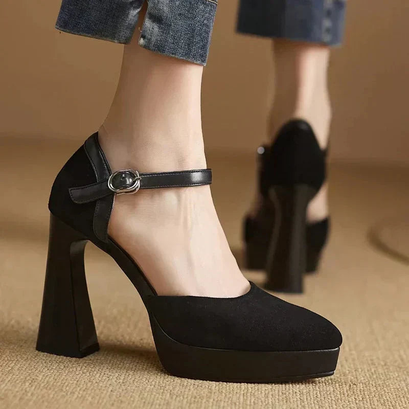 Aurelia | Ankle-Strap Platform Pumps