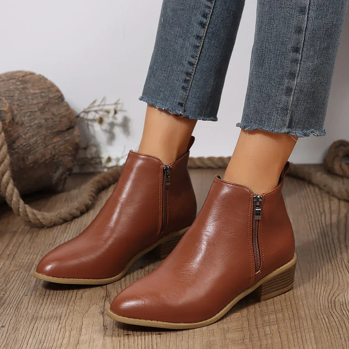 Elsie | Comfort Block-Heel Ankle Boots