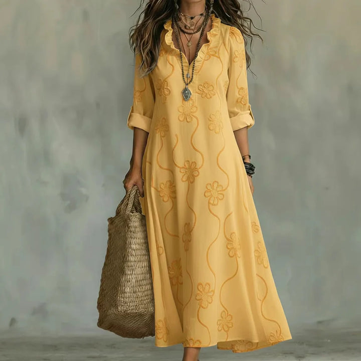 Guinevere | Flowing Floral Maxi Dress
