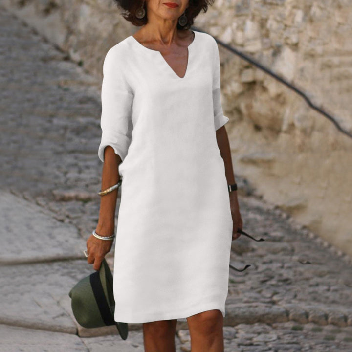 Marguerite | Relaxed V-Neck Summer Dress