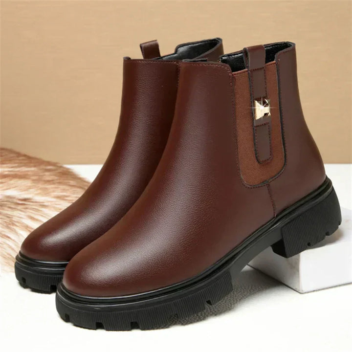 Genevieve | Cosy Zip-Up Ankle Boots