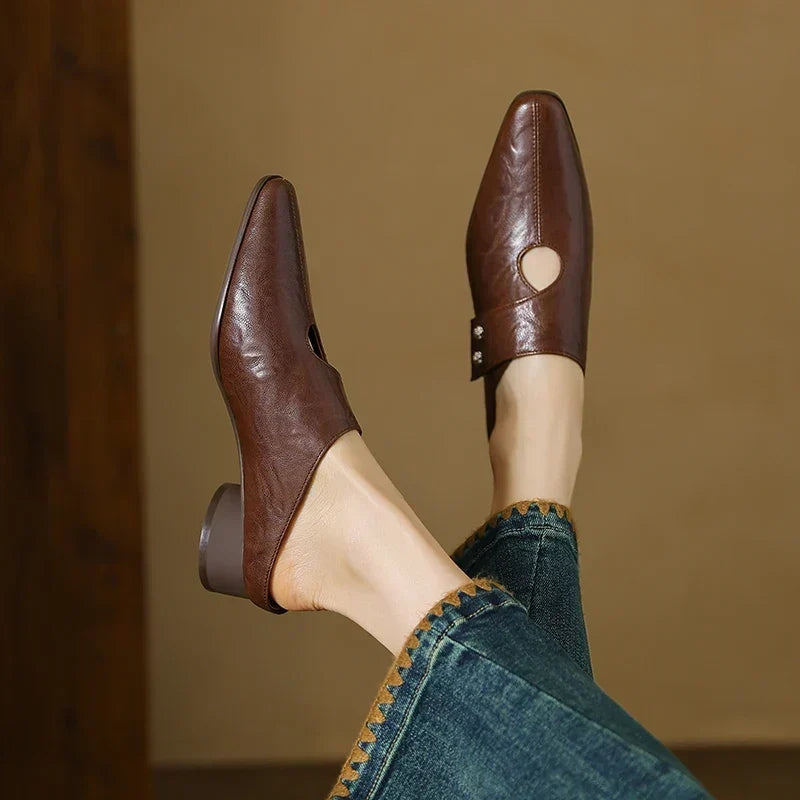 Fenella | Refined Slip-On Mules