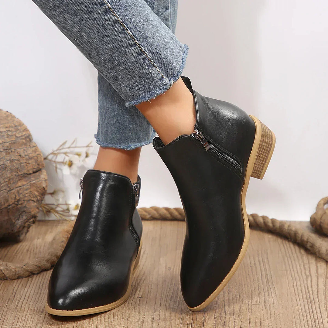 Elsie | Comfort Block-Heel Ankle Boots