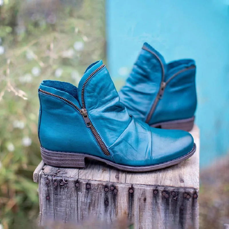 Delia | Comfort Zip Ankle Boots