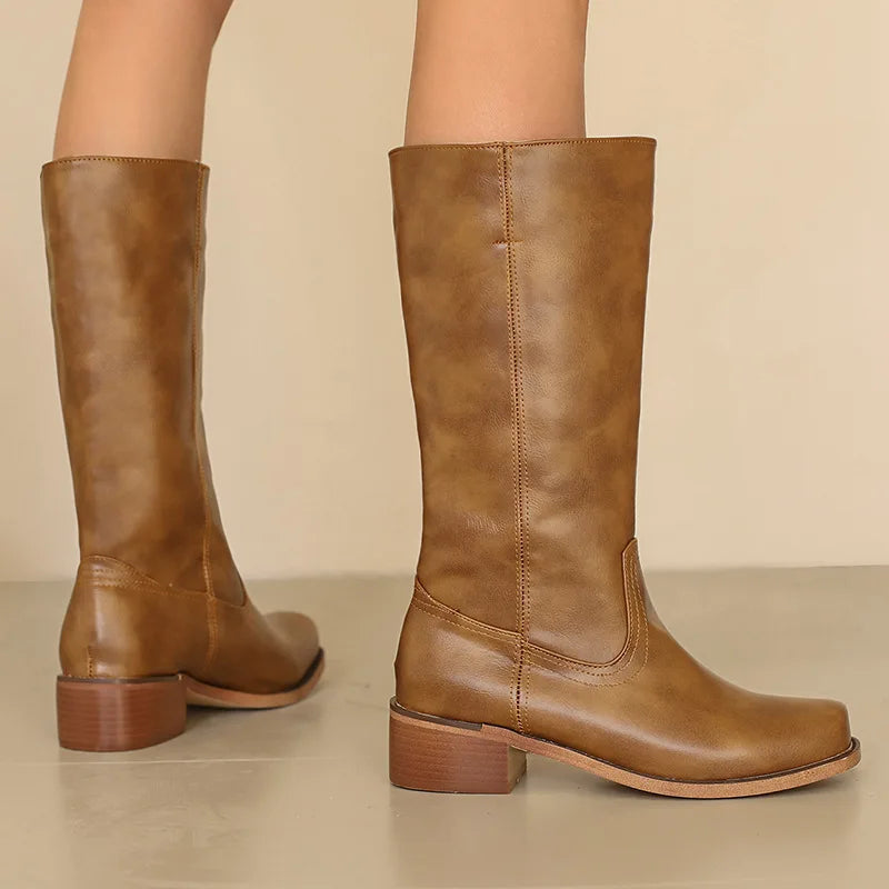 Brigitte | Classic Block-Heel Boots