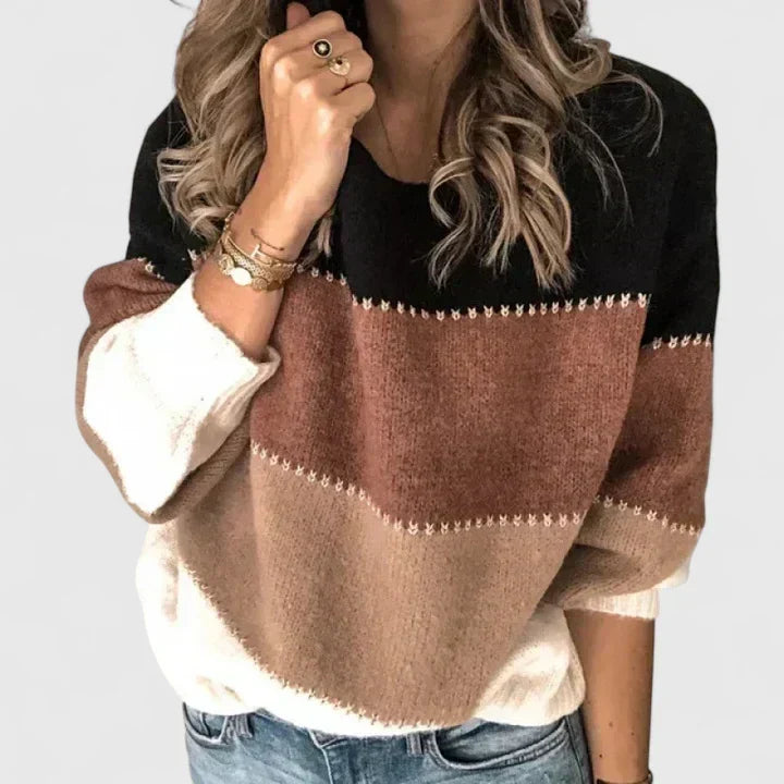 Danica | Colour-Block Jumper