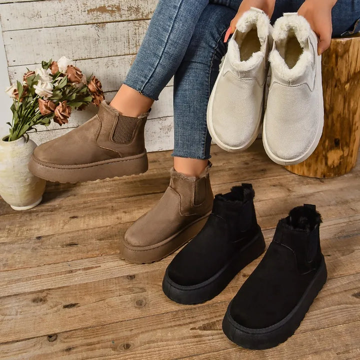 Felicity | Cosy Platform Ankle Boots