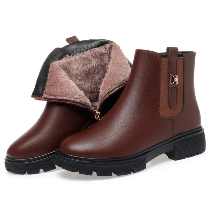 Genevieve | Cosy Zip-Up Ankle Boots